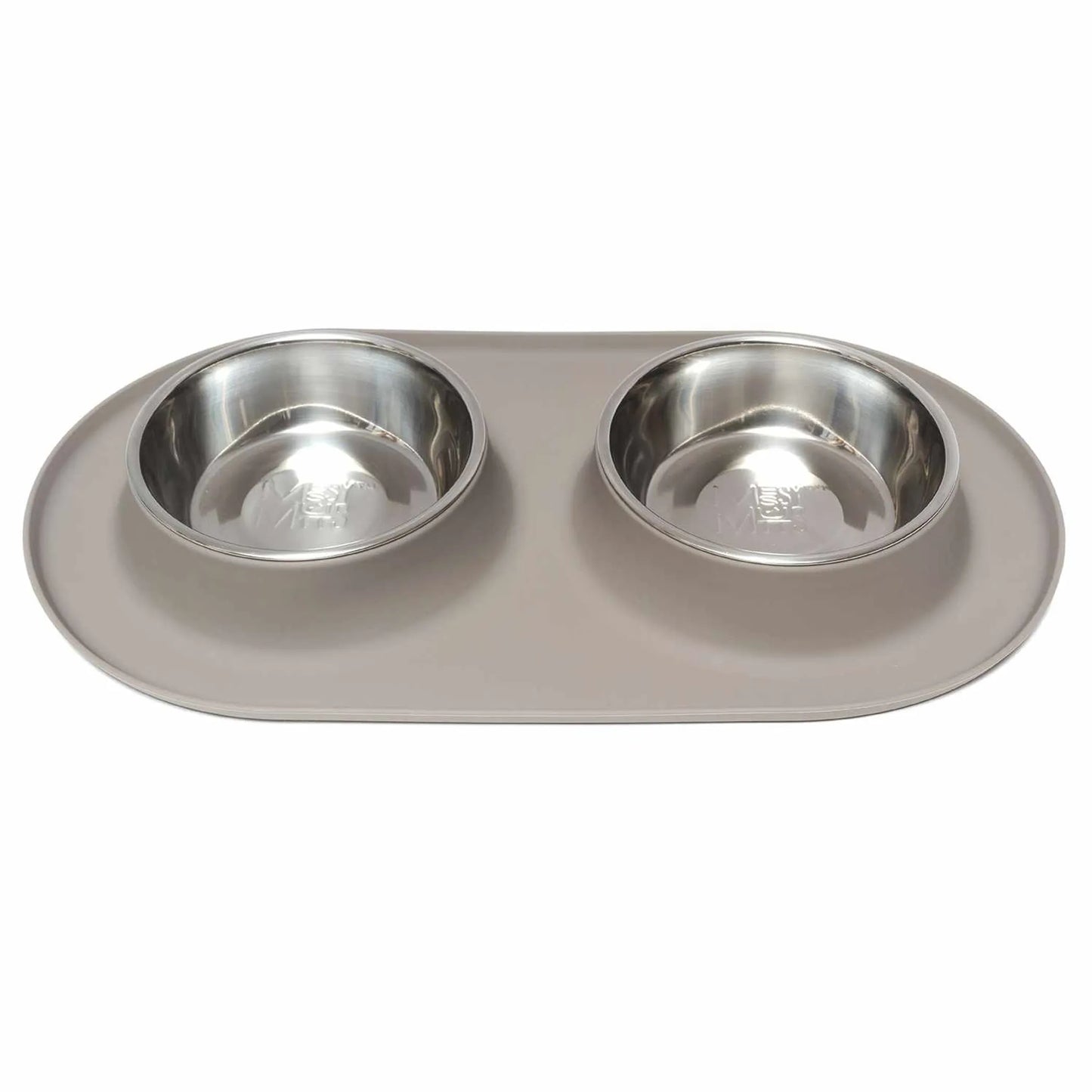 Messy Mutts Double Silicone Feeder - Non-Slip Base Pet Feeder
