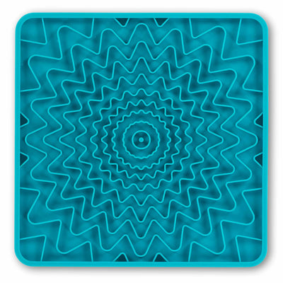 Messy Mutts Framed Silicone Interactive Lick Mat - Reduces Spillage, Easy-Carry