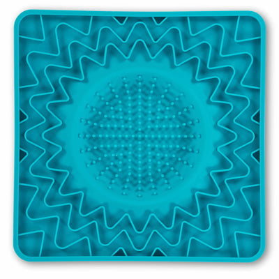 Messy Mutts Framed Silicone Lick Bowl Mat - Slow-Feeding, Easy-Carry