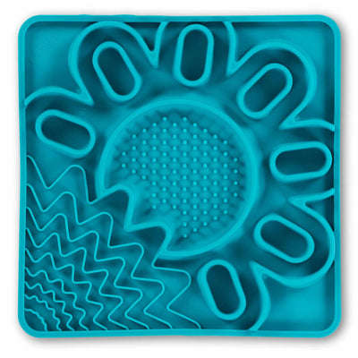 Messy Mutts Framed Silicone Multi-Surface Lick Mat - Slow-Feeding, Interactive
