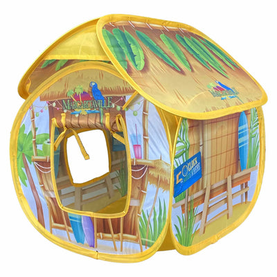 Multipet Margaritaville Cat Tiki Hut Tent - Fun and Interactive Cat Toy