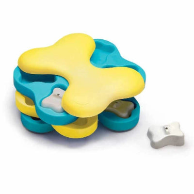 Nina Ottosson Dog Tornado Interactive Treat Puzzle - Engaging Level 2 Dog Toy