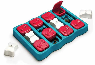 Nina Ottosson Dog Brick Interactive Treat Puzzle - Engaging Level 2 Dog Toy