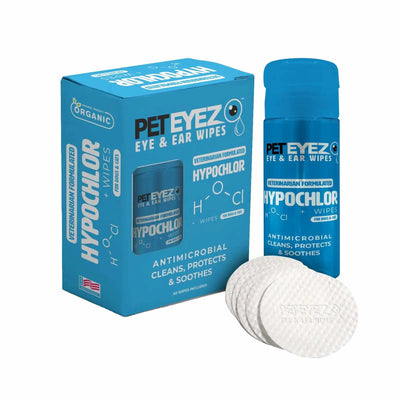 Pet Eyez Eye and Ear Wipes with Hypochlor - 60ct