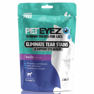 Pet Eyez Vitamin Treats for Cats - Lamb Formula for Superior Eye Health