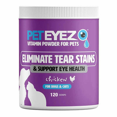 Pet Eyez Vitamin Powder - Chicken Formula for Dogs & Cats Eye Health