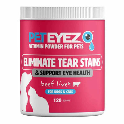 Pet Eyez Vitamin Powder - Beef Liver Formula for Dogs & Cats Eye Health