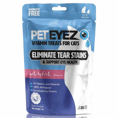 Pet Eyez Vitamin Treats for Cats - Natural Tear Stain Remover