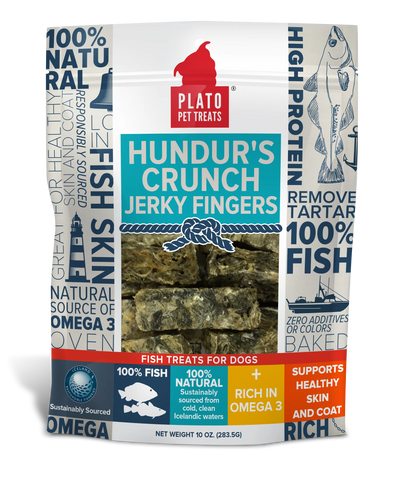 Plato Hundur's Crunch Jerky Fingers - Nutritious Dog Treats