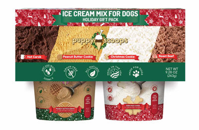 Puppy Cake Scoops Ice Cream Mix Holiday Gift Pack - Delicious, Easy-to-Make Treats