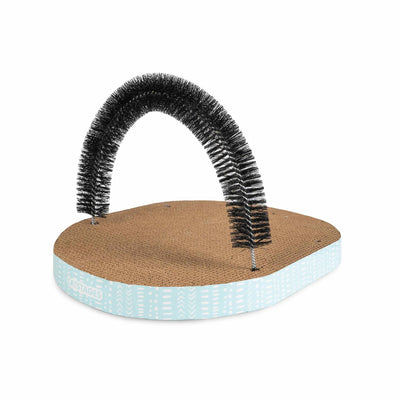 Catstages Scratch & Groom - Corrugated Cat Scratch Pad with Catnip