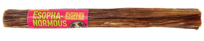 Etta Says! Esopha-normous Bully Stuffed Esophagus Chew - Natural Dog Treat