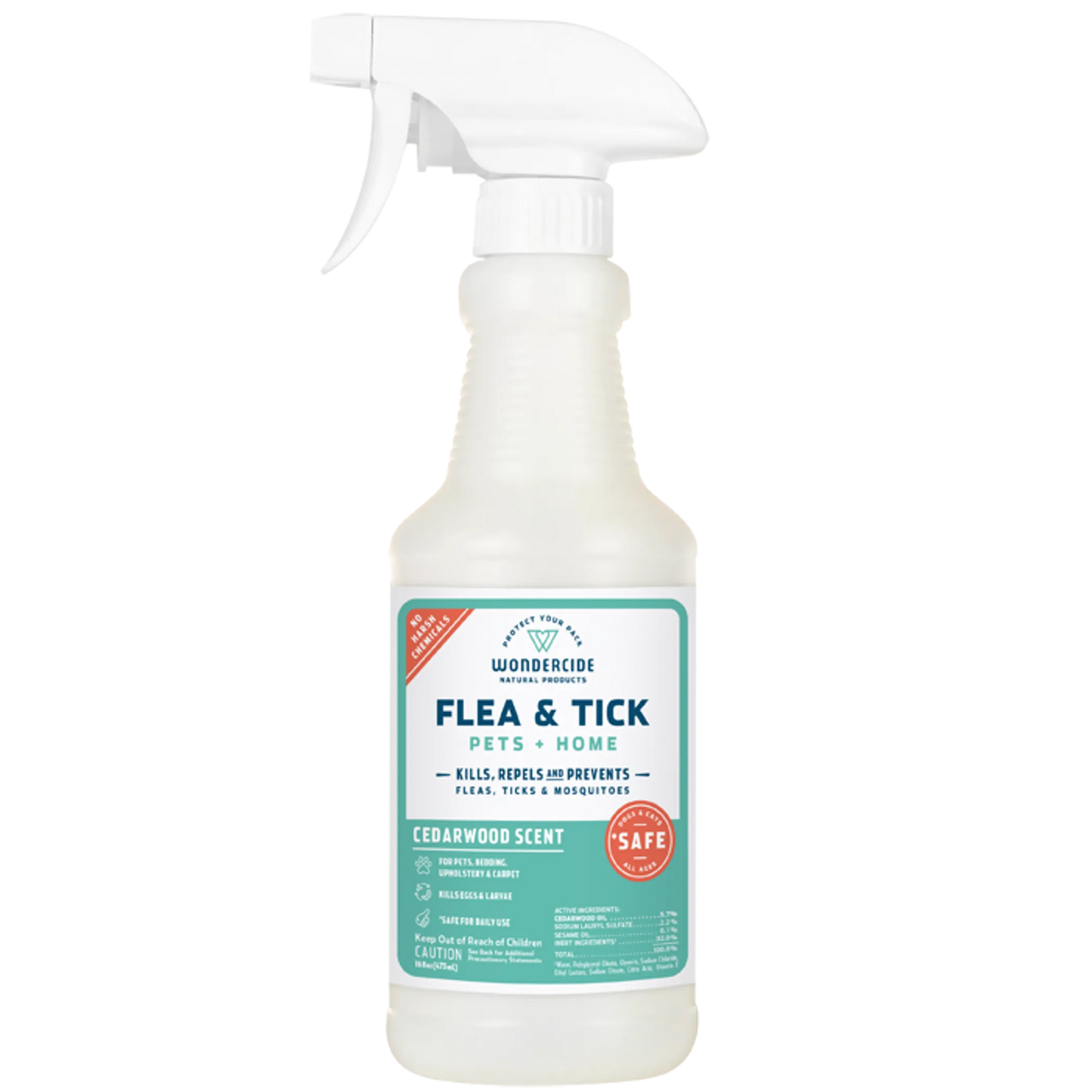 Flea, Tick & Mosquito Control Spray for Pets + Home | Cedar Scented