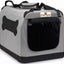 Zampa Portable Pet Crate with Carrying Case - High-Mobility Pet Kennel