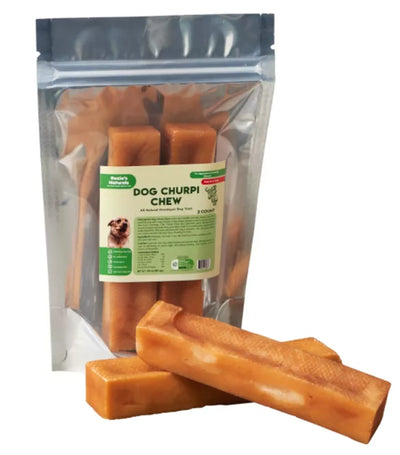 DOG CHURPI CHEW - 100% Natural, Himalayan Yak Cheese Dog Treat