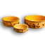 Carmel Ceramica Dog Food/Water Bowl - Durable and Convenient