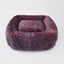 Exotic Ostrich Dog Bed - Luxurious Faux Fur for Comfort