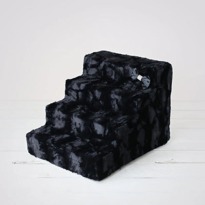 Luxury Dog Stairs - 6-Step, High-Density Foam