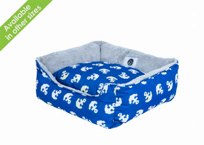 Anchors Away Pet Bed - Provides Deep Sleep and Relieves Stress