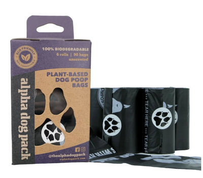 Alpha Plant-Based Compostable Dog Poop Bags - Eco-Friendly Waste Solution