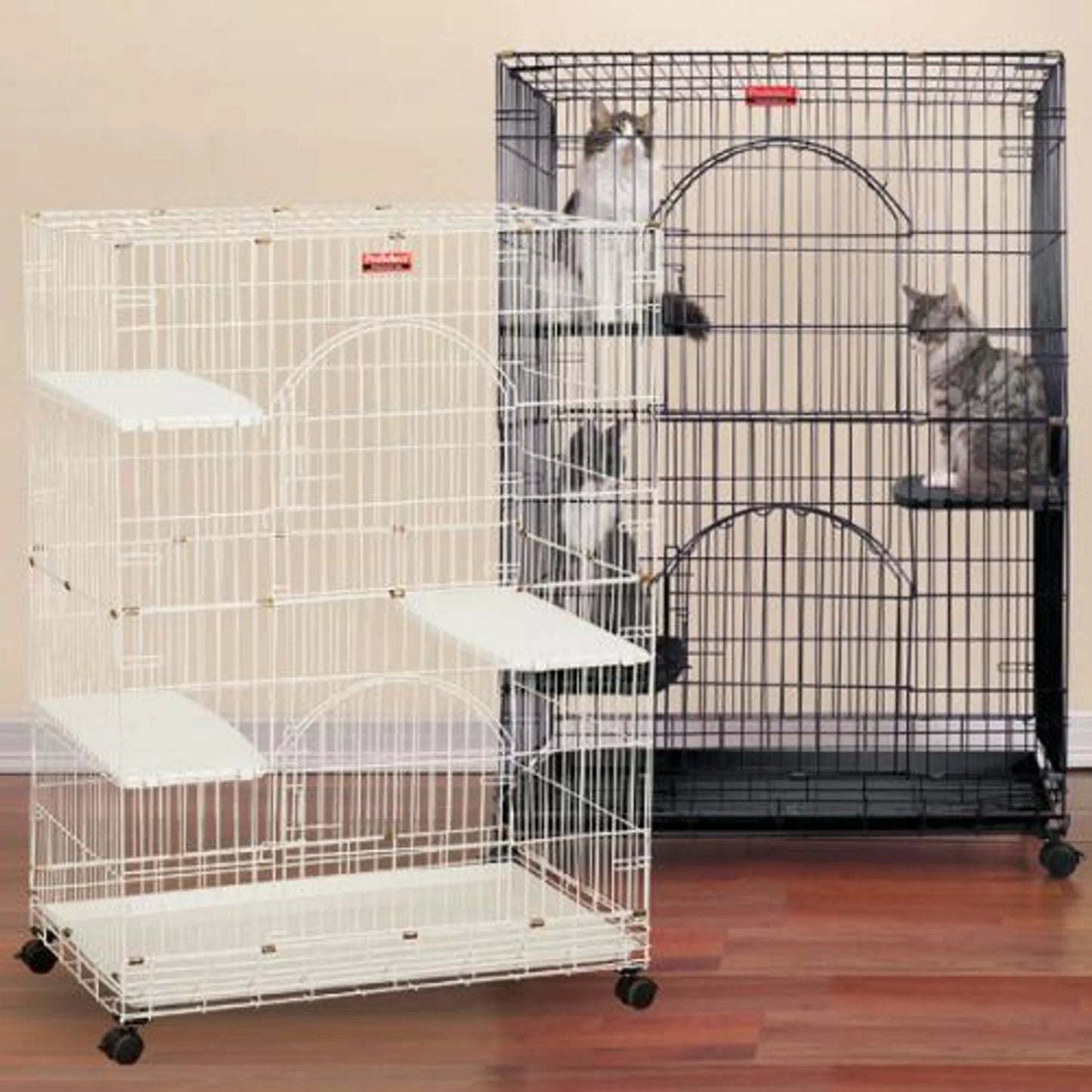 ProSelect Foldable Cat Cage - Secure and Spacious Pet Home