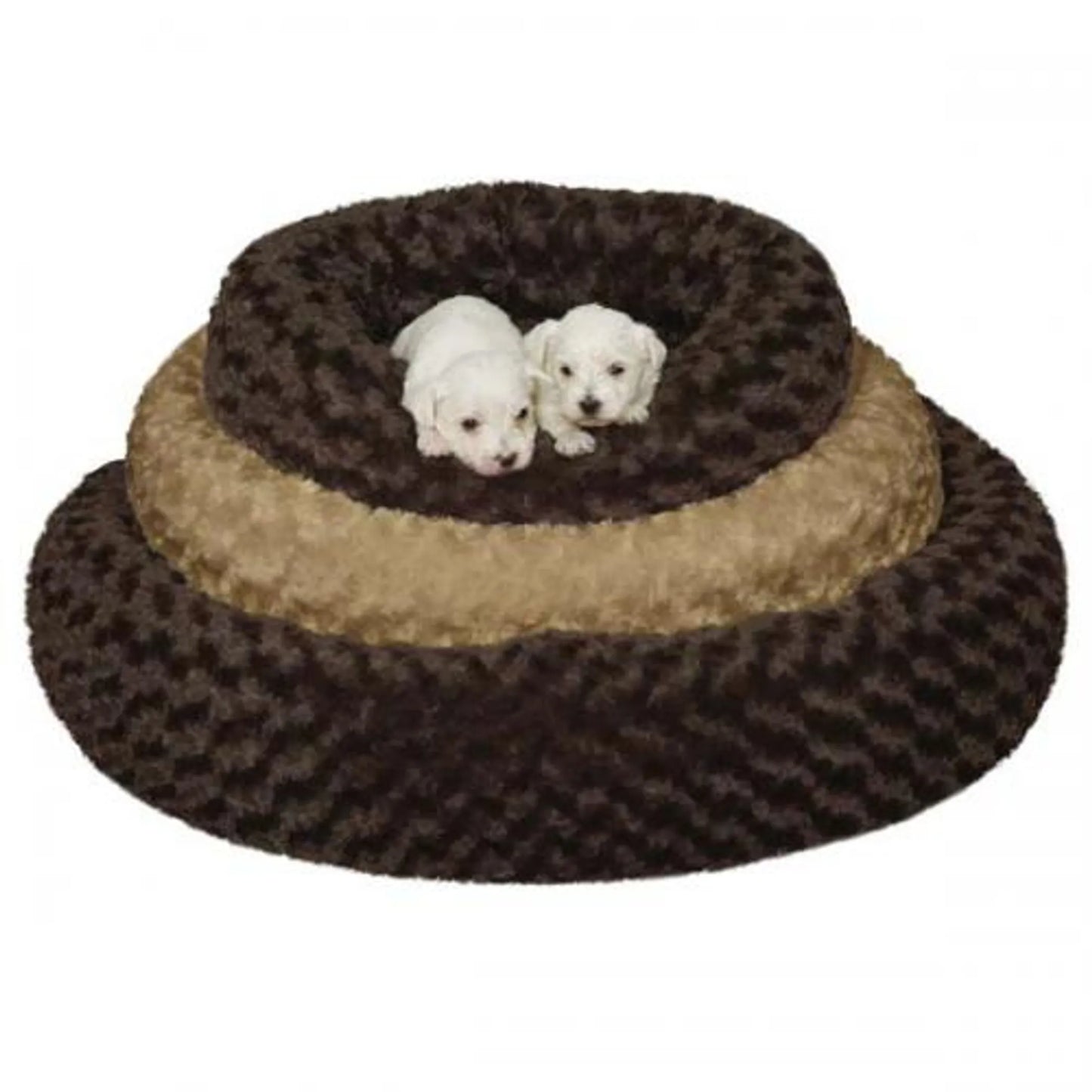 SP Swirl Plush Donut Bed for Dogs - Comfortable and Stylish