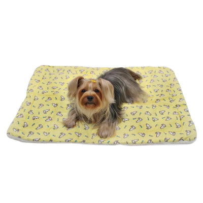 Hopping Bunny Flannel Pet Blanket - Ultra-Plush Comfort