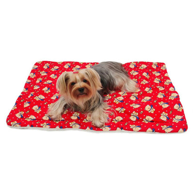 Winter Bear Flannel Pet Blanket - Ultra-Plush Comfort
