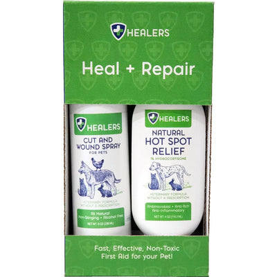 Healers Petcare Heal & Repair Kit - Fast & Effective First Aid for Pets