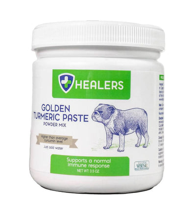 Healers Golden Turmeric Paste - Natural Health Booster for Dogs
