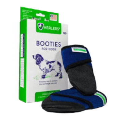Healers Medical Dog Booties, Pet Paw Protection, Extra Large, Blue