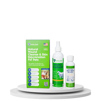 Natural Combo for Pet Wound Cleansing and Skin Rejuvenation