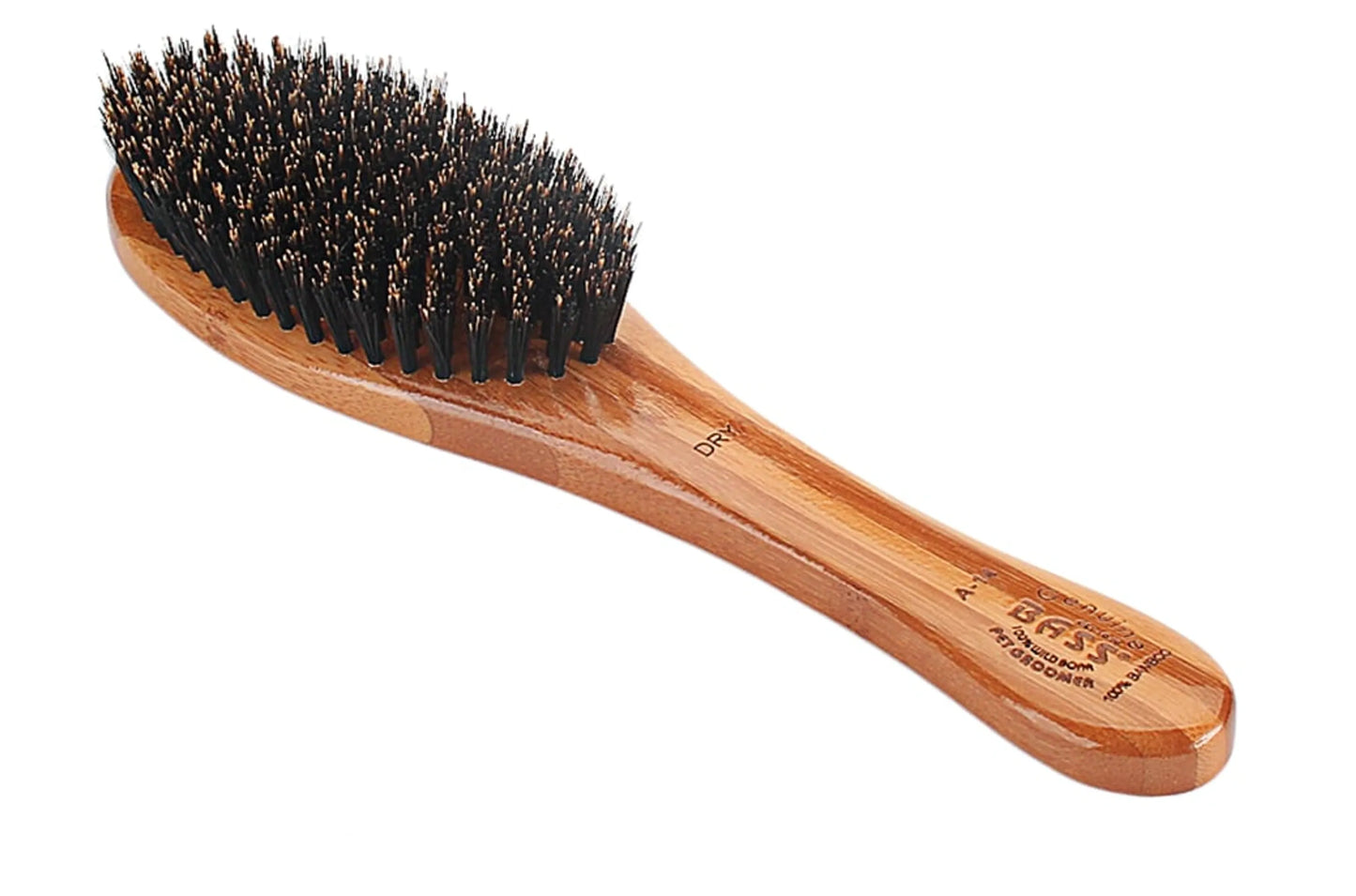 Bass Brushes- Shine & Condition Pet Brush - Dark Bamboo