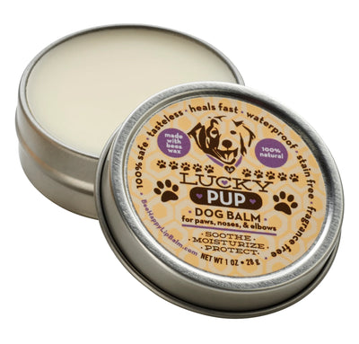 Natural Dog Balm in Tin - Soothing Care for Noses, Paws, and Elbows