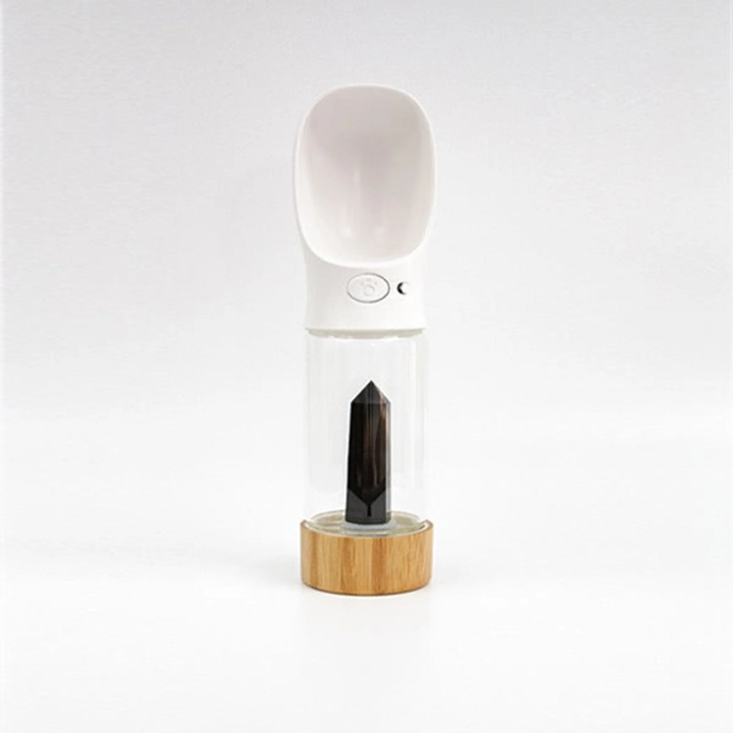 Urban Oasis Rose Quartz Crystal-Infused Water Bottle - Hydration & Healing