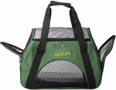 Zampa Airline Approved Soft Sided Pet Carrier - Portable Pet Travel Solution