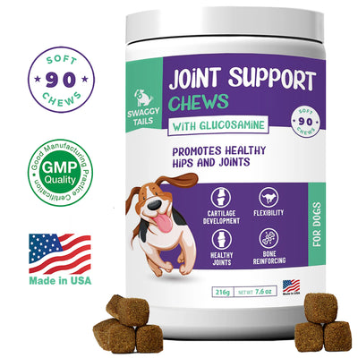 Swaggy Tails Joint Support for Dogs - Natural Hip & Joint Supplement