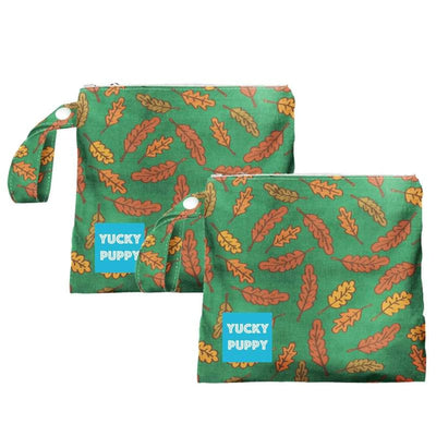 Fall Leaves Dog Poop Bag Holders - Extra Large Size