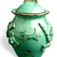 Stoneware Dog Treat Jar - Durable with Freshness Seal
