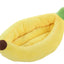 Large Banana Shaped Pet Bed - Comfortable and Unique Resting Place