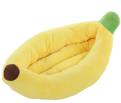 Large Banana Shaped Pet Bed - Comfortable and Unique Resting Place