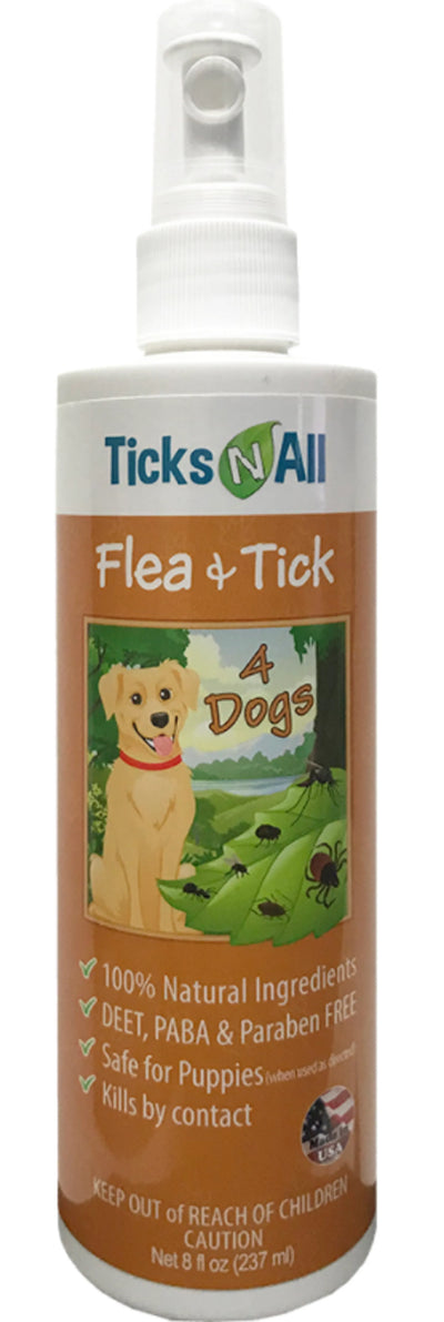 All Natural Flea & Tick Control for Dogs - 8oz
