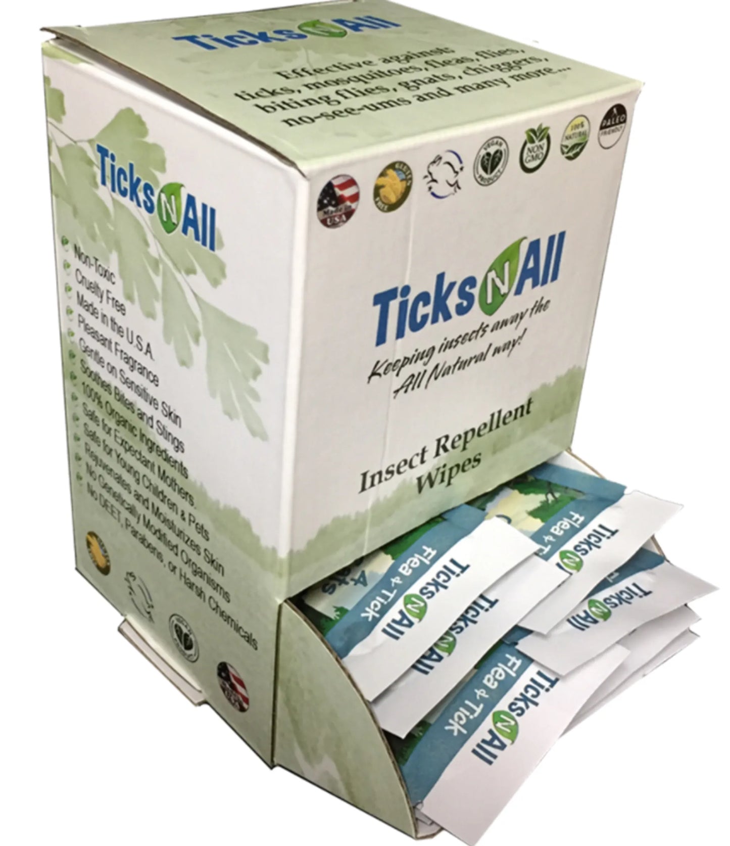All Natural Flea and Tick Wipes 4 Cats - Safe & Effective Pest Control