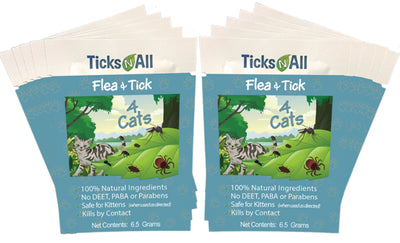 All Natural Flea and Tick Wipes 4 Cats - Safe & Effective Pest Control