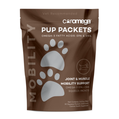 Coromega Pup Packets Omega-3 Joint & Muscle Mobility Support - Dog Supplement