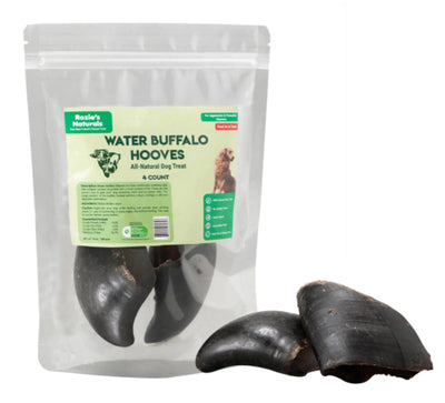 100% Natural Water Buffalo Hooves Dog Treat - High Protein and Long Lasting