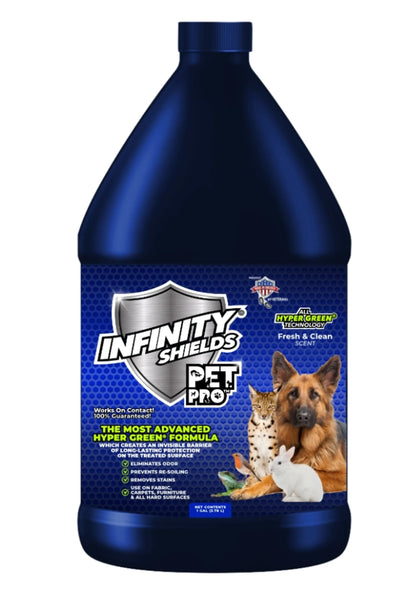 Infinity Shields Pet Pro Odor & Stain Remover - Effective Cleaning Solution