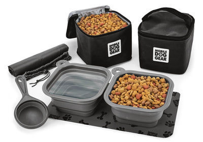 Mobile Dog Gear Dine Away Bag - Convenient Pet Travel Bag, Med/Large